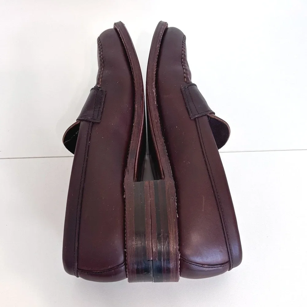 Alden 17831F Mens Half Strap LHS Penny Loafer 9 B/D Cordovan Brown Leather USA